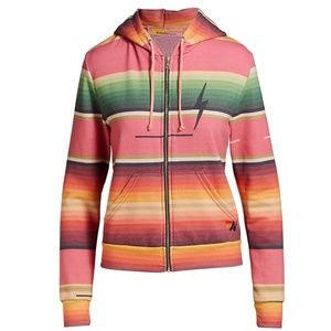 AVIATOR NATION serape bolt stitch hoodie